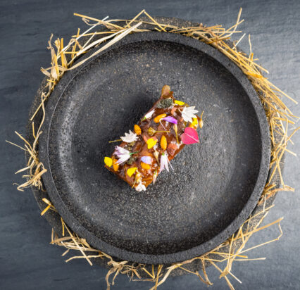 Lamb, Baharat, Fermented Onion Flower By Chef Moeen Abuzaid