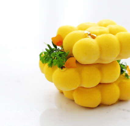 Mango Chervil Cheesecake By Pastry Chef Melanie Stagnaro